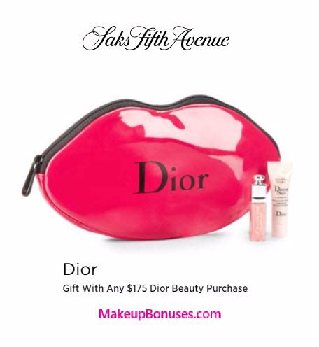 dior free gift promo code.